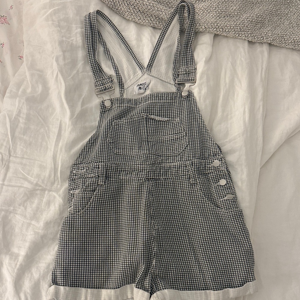 Princess Polly Monochrome Checkered Jumpsuit